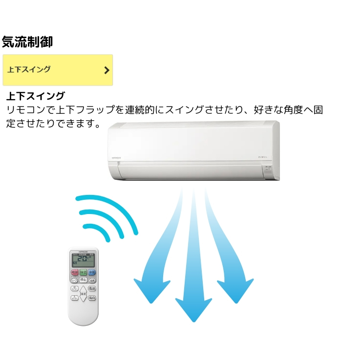 【本体のみ】日立 白くまくん AJシリーズ RAS-AJ3625S-W 12畳用 ルームエアコン